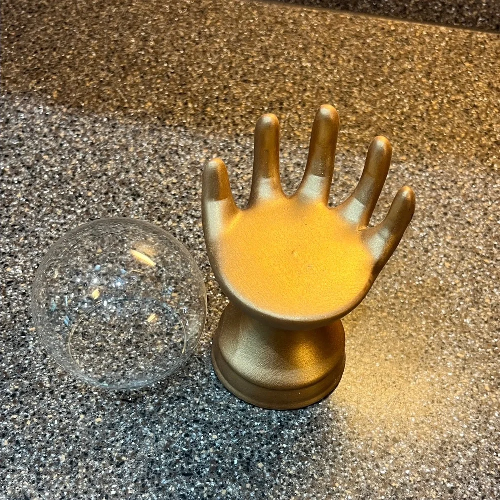 Target psychic Halloween hand crystal ball Mardi Gras